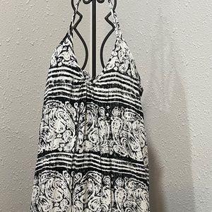 Altar'd State Long Maxi Sundress Black & White